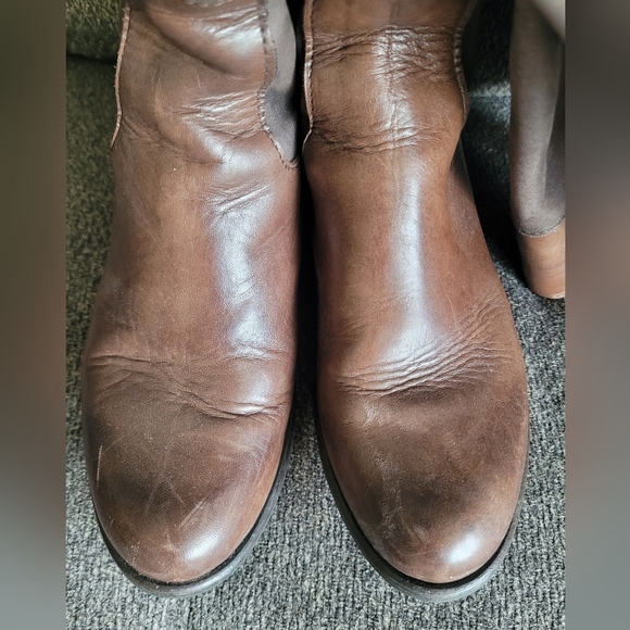 Stelle Monelle brown leather boots in size 36 - Picture 3 of 6